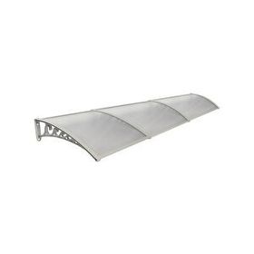 Yapısan Gri Plastik Ayak 6 mm Levhalı Pratik Sundurma Kanopi Tente