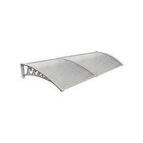 Yapısan Gri Plastik Ayak 6 mm Levhalı Pratik Sundurma Kanopi Tente