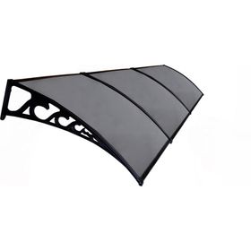 Yapısan Pratik Sundurma 100x450 cm Antrasit Gri Kapı Pencere Üstü