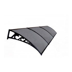 Yapısan Pratik Sundurma 100x450 cm Antrasit Gri Kapı Pencere Üstü
