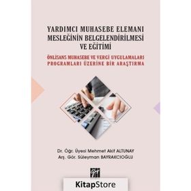 Yardımcı Muhasebe Elemanı Mesleğinin Belgelendirilmesi ve Eğitimi - Kolektif
