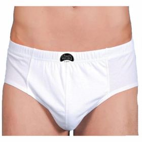Yaren Tuhafiye 12'li Paket Gümüş Erkek Battal Beden Penye Slip Külot Beyaz