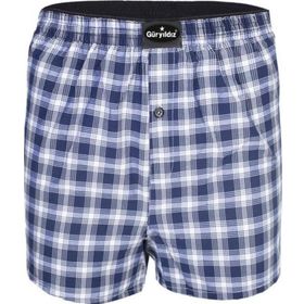 Yaren Tuhafiye 24510 Güryıldız Desenli Poplin 6 Adet Erkek Boxer Şort