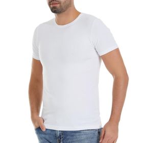 Yaren Tuhafiye 335 6 Adet Yıldız Kısa Kollu Beyaz Erkek T-Shirt Fanila