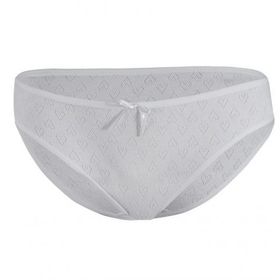 Yaren Tuhafiye 3575 Yıldız 12 Adet Kalpli Ribana Bikini Siyah Slip Külot