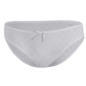 Yaren Tuhafiye 3575 Yıldız 12 Adet Kalpli Ribana Bikini Siyah Slip Külot