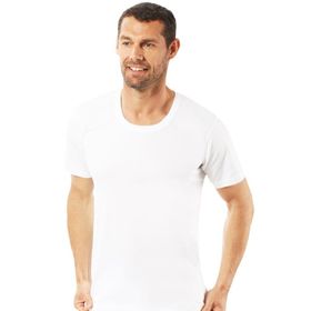 Yaren Tuhafiye 3'lü Paket 0059 Özkan Erkek Kısa Kol Bisiklet Yaka Penye Atlet