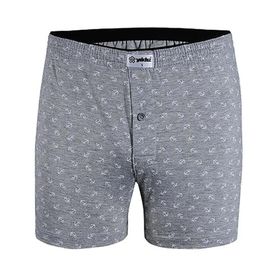 Yaren Tuhafiye 43 6 Adet Yıldız Taşma Lastik Desenli Penye Erkek Boxer Şort