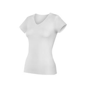 Yaren Tuhafiye 6 Adet Fanila 2370 Yıldız Bayan Likralı V Yaka Kısa Kollu T-Shirt