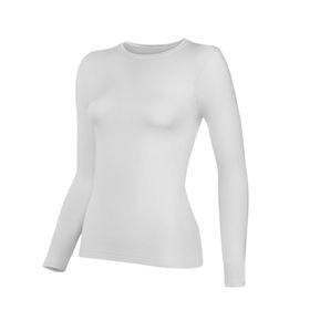 Yaren Tuhafiye 6 Adet Fanila Beyaz 2145 Yıldız Bayan Likralı Uzun Kollu T-Shirt