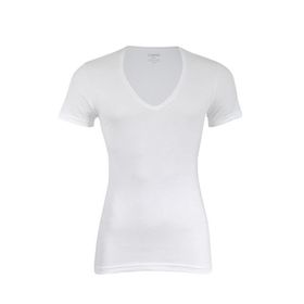 Yaren Tuhafiye 6 Adet Fanila Beyaz 355 Yıldız Erkek Likralı Derin V Yaka T-Shirt