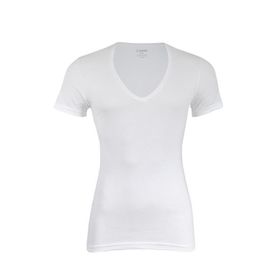 Yaren Tuhafiye 6 Adet Fanila Beyaz 355 Yıldız Erkek Likralı Derin V Yaka T-Shirt