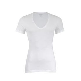 Yaren Tuhafiye 6 Adet Fanila Beyaz 355 Yıldız Erkek Likralı Derin V Yaka T-Shirt