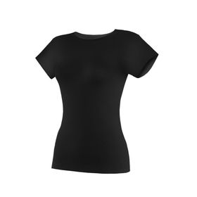Yaren Tuhafiye 6 Adet Fanila Siyah 2141 Yıldız Bayan Likralı Kısa Kollu T-Shirt