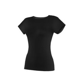 Yaren Tuhafiye 6 Adet Fanila Siyah 2141 Yıldız Bayan Likralı Kısa Kollu T-Shirt