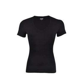 Yaren Tuhafiye 6 Adet Fanila Siyah 356 Yıldız Erkek Likralı Derin V Yaka T-Shirt