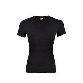 Yaren Tuhafiye 6 Adet Fanila Siyah 356 Yıldız Erkek Likralı Derin V Yaka T-Shirt