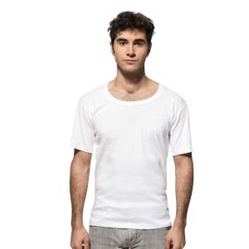 Yaren Tuhafiye 6'lı Paket 0115 Özkan Erkek Ribana Kısa Kol Bisiklet Yaka Atlet