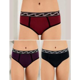 Yaren Tuhafiye 6'lı Paket B3084 Şahinler Bayan Likralı Bikini Külot