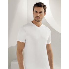 Yaren Tuhafiye 6'lı Paket E008 Şahinler Erkek V Yaka Kısa Kollu Fanila Atlet