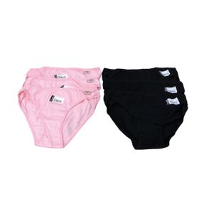 Yaren Tuhafiye 6'lı Paket Tutku Kadın Likralı Klasik Elastan Külot Bikini