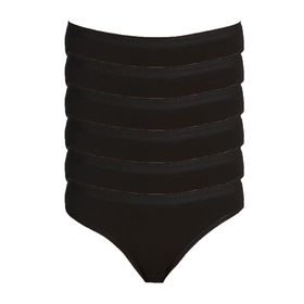 Yaren Tuhafiye 6'lı Paket Tutku Kadın Likralı Klasik Elastan Külot Bikini