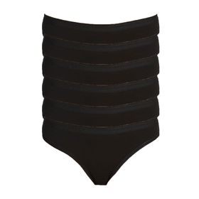 Yaren Tuhafiye 6'lı Paket Tutku Kadın Likralı Klasik Elastan Külot Bikini