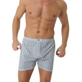 Yaren Tuhafiye 6'lı Yüzde Yüz Pamuk 1012 Sedef Yıldızı Erkek Penye Desenli Boxer