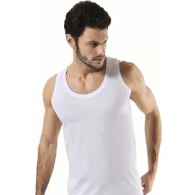 Yaren Tuhafiye E600 6'lı Yüzde Yüz Pamuk Beyaz Paket Hmd Erkek Askılı Penye Atlet