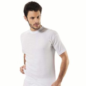 Yaren Tuhafiye E602 6'lı Beyaz Paket Hmd Kısakol Erkek Sıfır Yaka Penye Fanila Atlet