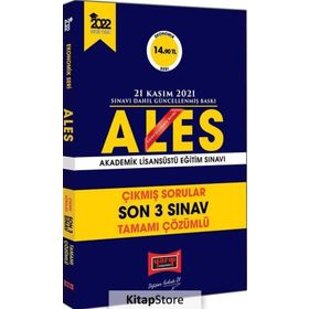 Yargı 2022 ALES Ekonomik Seri Tamamı Çözümlü Son 3 Sınav Çıkmış Sorular
