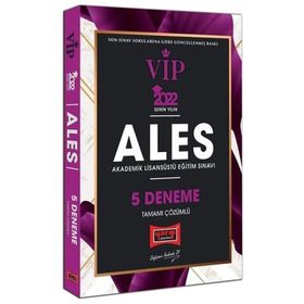 Yargı 2022 ALES VIP Tamami Çözümlü 5 Deneme