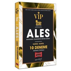 Yargı 2022 ALES VIP Tamami Çözümlü Fasikül Fasikül 10 Deneme