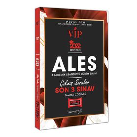 Yargı 2022 ALES VIP Tamamı Çözümlü Son 3 Sınav Çıkmış Sorular