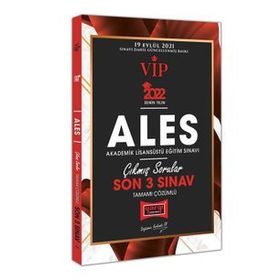 Yargı 2022 ALES VIP Tamamı Çözümlü Son 3 Sınav Çıkmış Sorular