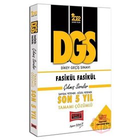 Yargı 2022 Dgs Sayısal Yetenek Sözel Yetenek Fasikül Fasikül Son 5 Yıl Tamamı Çözümlü Çıkmış Sorular