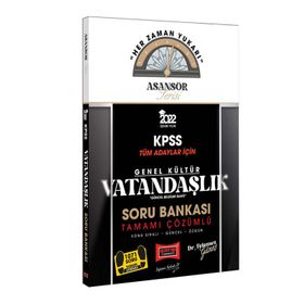 Yargı 2022 KPSS Asansör Serisi Vatandaşlık Tamamı Çözümlü Soru Bankası