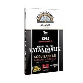 Yargı 2022 KPSS Asansör Serisi Vatandaşlık Tamamı Çözümlü Soru Bankası
