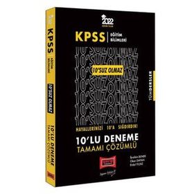 Yargı 2022 Kpss Egitim Bilimleri 10?suz Olmaz Tamami Çözümlü 10?lu Deneme