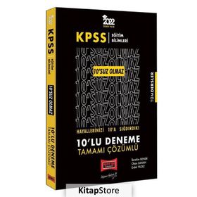 Yargı 2022 Kpss Egitim Bilimleri 10?suz Olmaz Tamami Çözümlü 10?lu Deneme