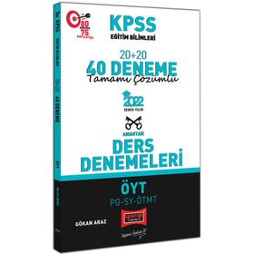 Yargı 2022 Kpss Eğitim Bilimleri Öyt Pg Sy Ötmt Tamamı Çözümlü 20+20 40 Deneme