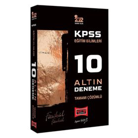 Yargı 2022 Kpss Eğitim Bilimleri Tamamı Çözümlü Fasikül Fasikül 10 Altın Deneme