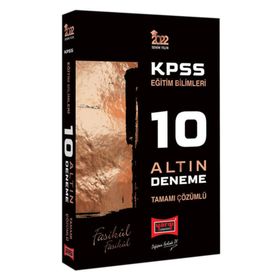 Yargı 2022 Kpss Eğitim Bilimleri Tamamı Çözümlü Fasikül Fasikül 10 Altın Deneme