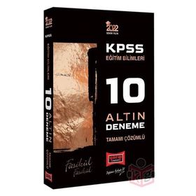 Yargı 2022 Kpss Eğitim Bilimleri Tamamı Çözümlü Fasikül Fasikül 10 Altın Deneme