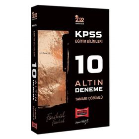 Yargı 2022 Kpss Eğitim Bilimleri Tamamı Çözümlü Fasikül Fasikül 10 Altın Deneme