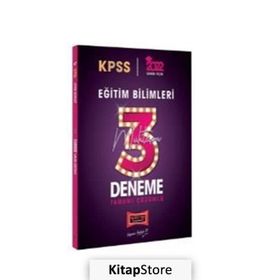 Yargı 2022 KPSS Eğitim Bilimleri Tamamı Çözümlü Muhteşem 3 Deneme