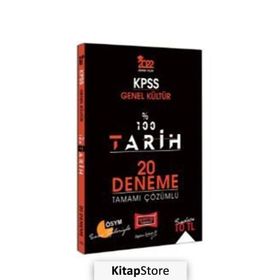 Yargı 2022 KPSS Genel Kültür %100 Tarih Tamamı Çözümlü 20 Deneme