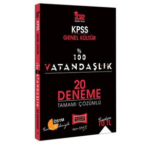 Yargı 2022 Kpss Genel Kültür %100 Vatandaşlık Tamamı Çözümlü 20 Deneme