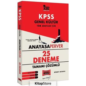 Yargı 2022 Kpss Genel Kültür Anayasaperver Tamami Çözümlü 25 Deneme