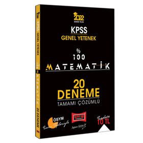 Yargı 2022 Kpss Genel Yetenek %100 Matematik Tamamı Çözümlü 20 Deneme